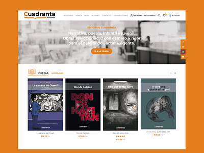 Editorial Cuadranta ecommerce figma wordpress