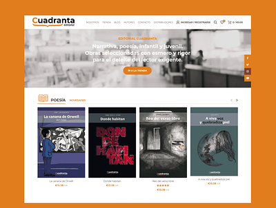 Editorial Cuadranta ecommerce figma wordpress