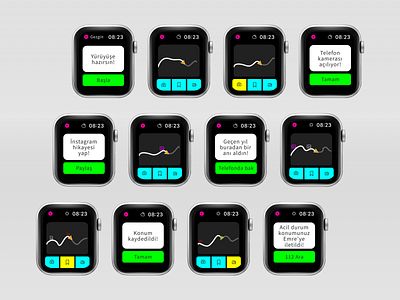 Apple Watch App: Gezgin case study challenge ui design ux design