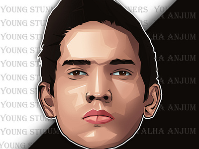 young stunners vector portrait
