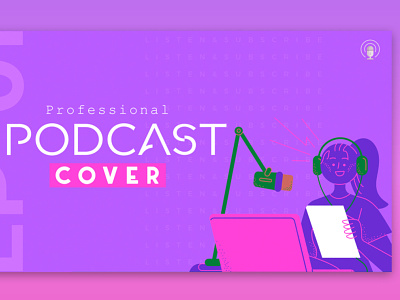 professional podcast cover art design