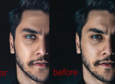 before and after retouching portrait adobe photoshop graphic design photoshop portrait retouch retouch photo retouching