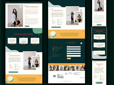 In-Spire Therapy Services Branding & Web Design branding design landingpage layout logo responsive responsivedesign web design website