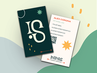 In-Spire Therapy Business Card & Logo Design