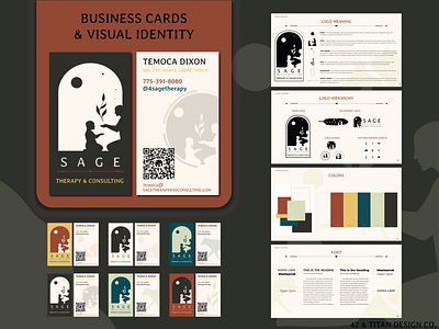 Sage Therapy & Consulting Business Cards & Visual Identity