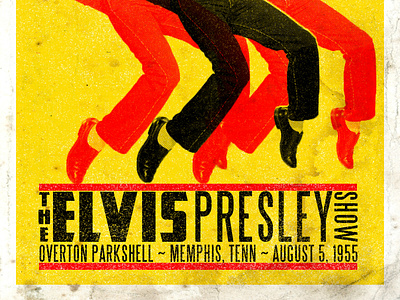 Elvis Presley - Part II concert music photoshop poster print