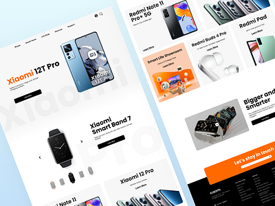 Xiaomi Website UI Concept business daily ui design elegant minimal redesign ui ui design uiux user interface web web app web design website website design