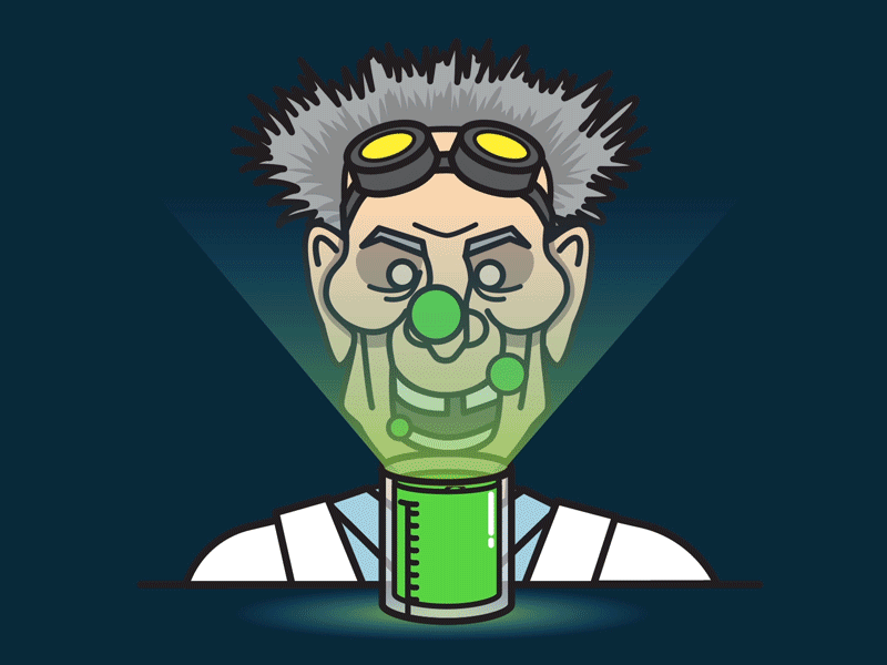 mad scientist animated gif