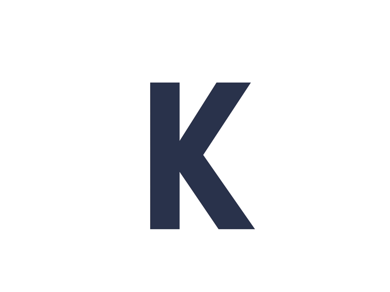 K 36days k 36daysoftype 36daysoftype04 animation design gif k lettering motion type typography