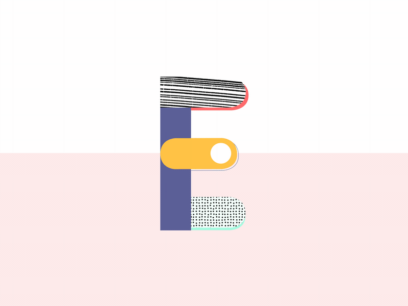 E 36days 36daysoftype 36daysoftype06 animation gif lettering motion texture type typography