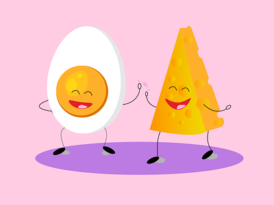 Bearkfast time! breakfast cheese egg food goodmorning graphic design healthy illustration morning smile