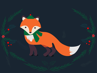 Сhanterelle! ai chanterelle design fox illustration postcard
