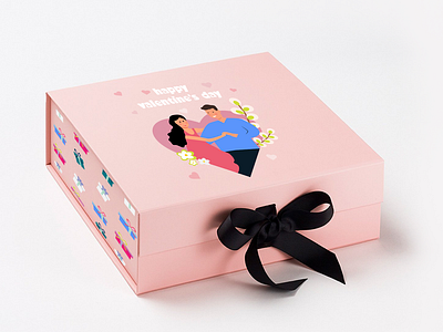 Gift Box Design for St.Valentine's Day
