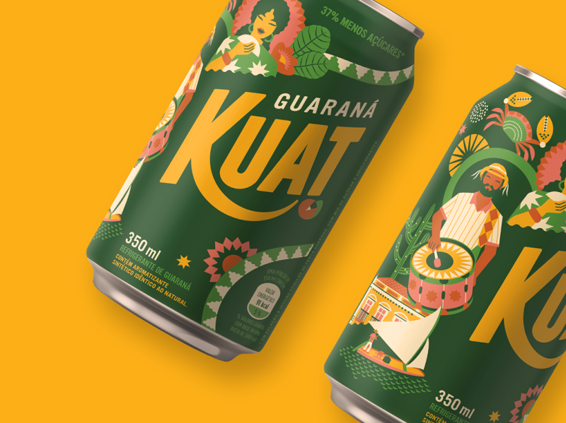 Kuat Guarana new Can by Carina on Dribbble