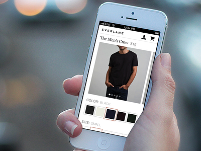 Everlane Mobile app ecommerce everlane ios mobile mobile web ui ux