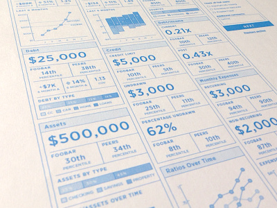 Financial Health Wireframe