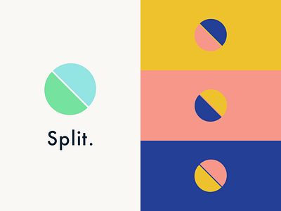 Split. branding identity logo