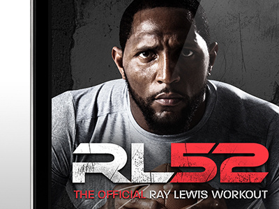 RL52 Ray Lewis App Newsletter 2010 app interface ios iphones nfl ray lewis workout