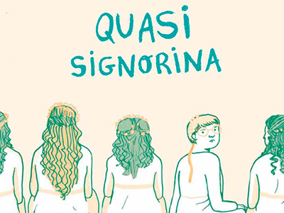 Quasi Signorina adventure book children comics book doubt girl religion woman