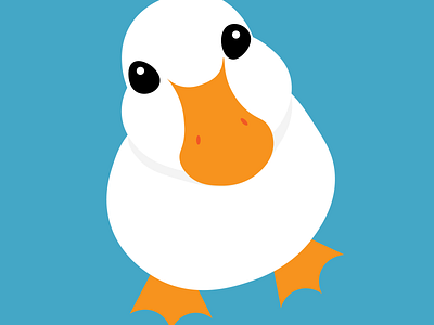 Duck illustration vector