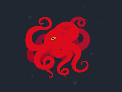 Octopus illustration vector