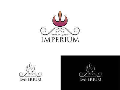 Lofo of "Imperium" branding branding design crown crown logo design logo logo design logo designer logodesign logotype power trident