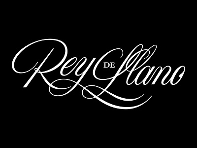 Rey de Llano calligraphy contrast copperplate design handlettering lettering logo logotype script type typography