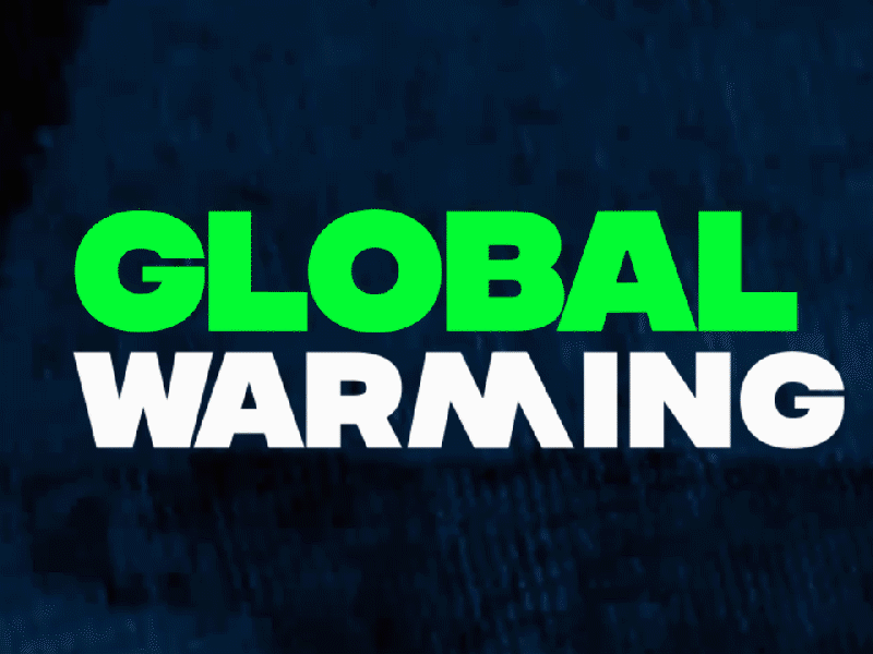 GLOBAL WARNING : A raw reminder of what’s to come after effects climate climate change global warming motion design type animation typography