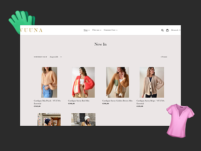 High quality clothes - webshop branding design ecommerce minimalistic modern shopify ui ux webdesign webshop