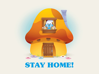 Stay Home adobe illustrator character design cute design illustration jerrod maruyama vector art