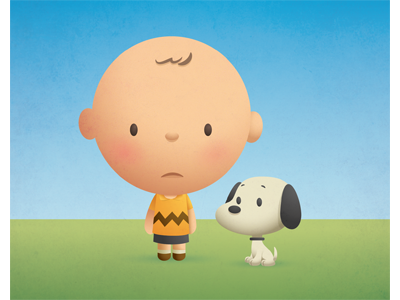 Charlie Brown & Snoopy charlie brown cute jerrod maruyama kawaii peanutes snoopy