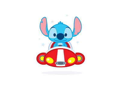 Stitch adobe illustrator cute disney illustration jerrod maruyama kawaii vector