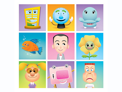 The Playhouse adobe illustrator character design cute illustration jerrod maruyama kawaii vector