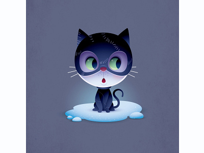 Kitty Catwoman adobe illustrator character design cute illustration jerrod maruyama kawaii vector