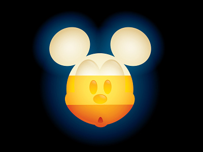 Candy Corn Mickey adobe illustrator character design cute disney illustration jerrod maruyama kawaii mickey mouse vector