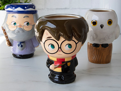 Harry, Hedwig and Dumbledore