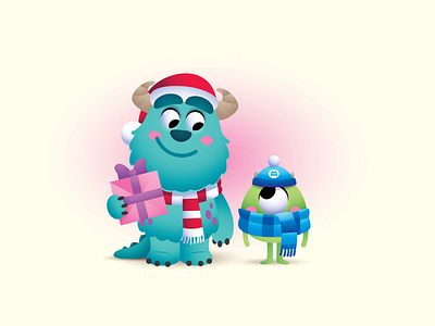 Mike and Sulley by Jerrod Maruyama on Dribbble