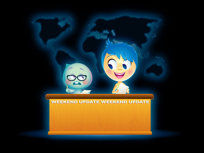 Weekend Update - Pixar Edition adobe illustrator character design cute disney illustration jerrod maruyama pixar vector