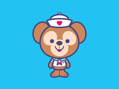 duffy the disney bear clipart image