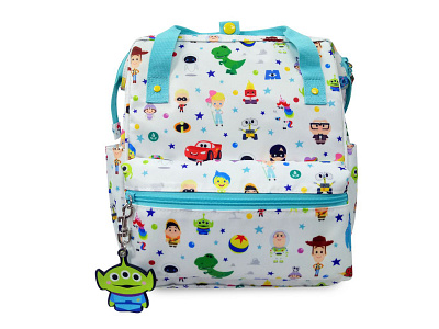 World of Pixar Backpack adobe illustrator character design cute disney illustration jerrod maruyama jmaruyama kawaii vector