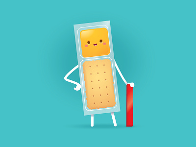 Handi-Snack adobe illustrator character design cute illustration jerrod maruyama jmaruyama kawaii vector