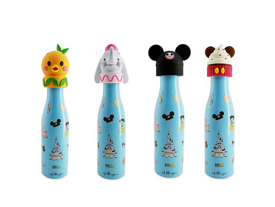 Disney x Jerrod Maruyama Water Bottle character design cute disney disneyland downtown disney illustration jerrod maruyama jmaruyama kawaii wonderground gallery