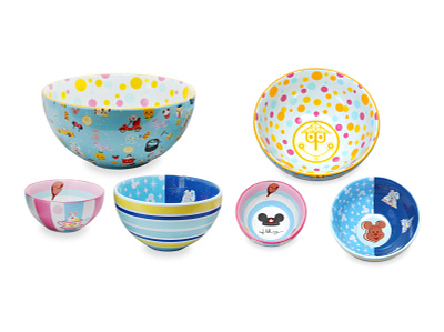 Disney X Jerrod Maruyama - Nesting Bowls adobe illustrator character design cute disney illustration jerrod maruyama jmaruyama kawaii vector wonderground gallery