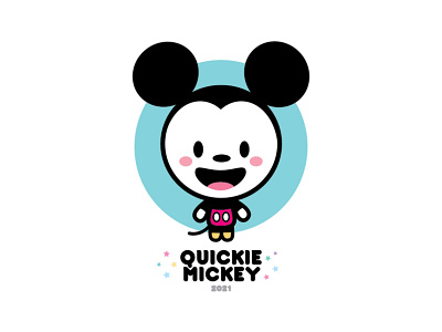 Quickie Mickey 2021 adobe illustrator character design cute disney illustration jerrod maruyama jmaruyama kawaii mickey mouse