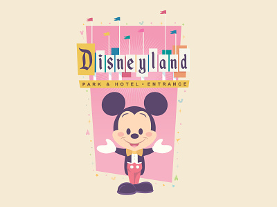 Disneyland 2021 adobe illustrator character design cute illustration jerrod maruyama jmaruyama kawaii mickey mouse vector