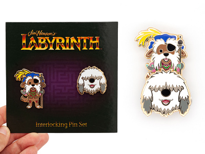 Labyrinth Pin Set character design illustration jerrod maruyama jmaruyama labyrinth pins