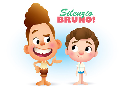 Silenzio Bruno! character design cute disney illustration jerrod maruyama kawaii