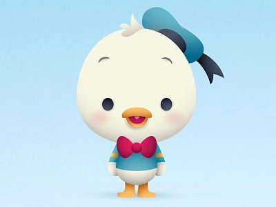 Little Donald cute disney donald duck jerrod maruyama kawaii