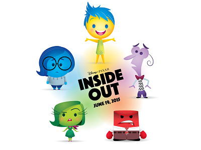 Inside Out anger disgust disney fear inside out jerrod maruyama joy pixar sadness