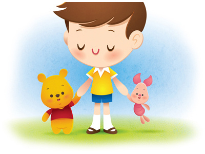 Christopher Robin christopher cute disney kawaii piglet pooh robin the winnie winnie the pooh